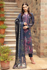 Y-901 | 3PC Unstitched Luxury Lawn Collection Riwayat By Ramsha